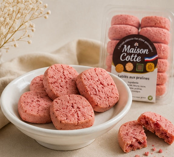 Sablés aux pralines - boite de 200g