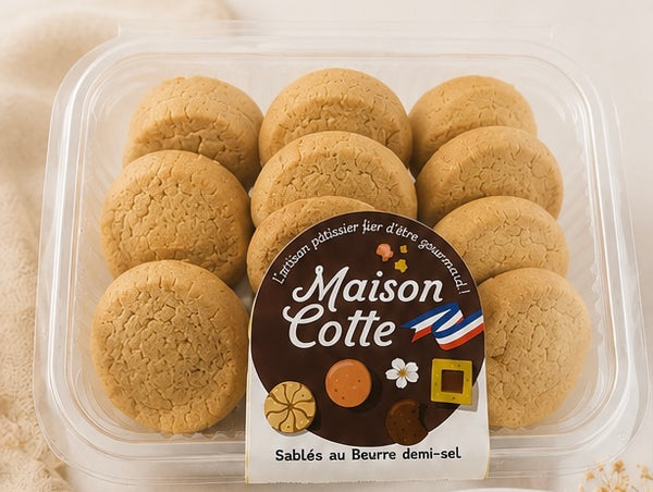 Sablés beurre demi-sel - Boîte de 250g