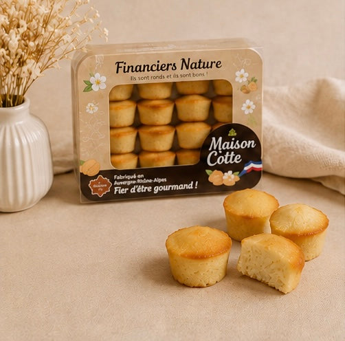 Financiers nature – boîte de 250 g