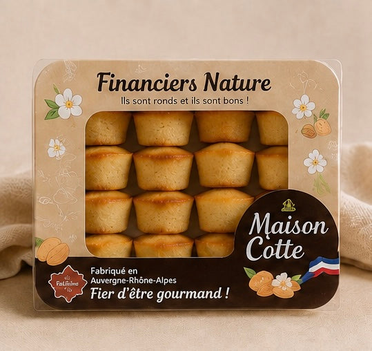 Financiers nature – boîte de 250 g
