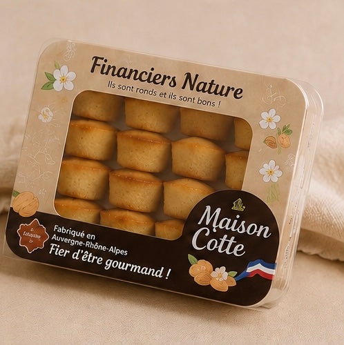 Financiers nature – boîte de 250 g