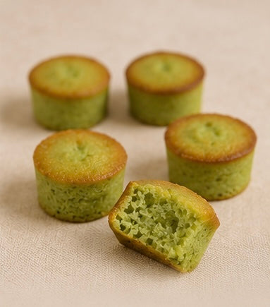 Financiers à la pistache – boîte de 250 g