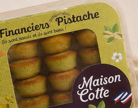 Financiers à la pistache – boîte de 250 g