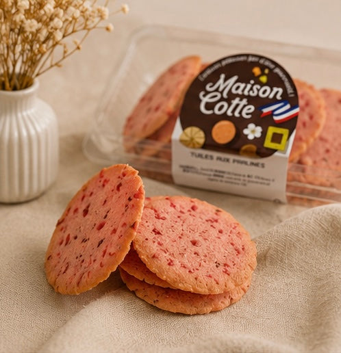Tuiles aux pralines - boite de 180g