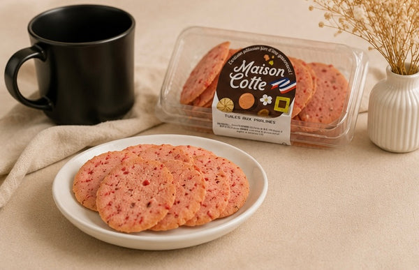 Tuiles aux pralines - boite de 180g