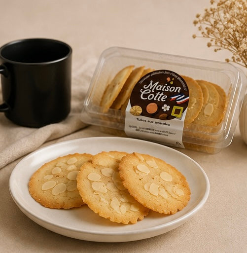 Tuiles aux amandes - boite de 180g