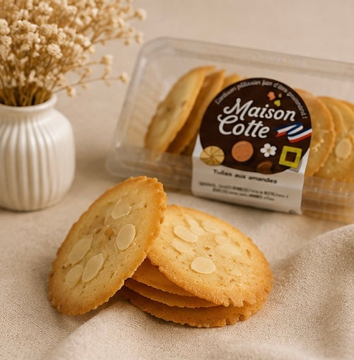 Tuiles aux amandes - boite de 180g