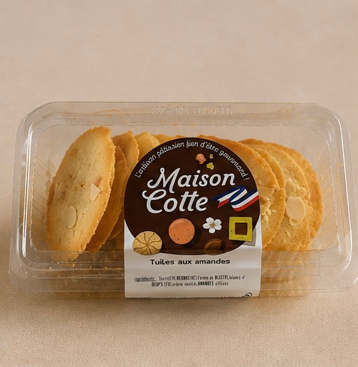 Tuiles aux amandes - boite de 180g