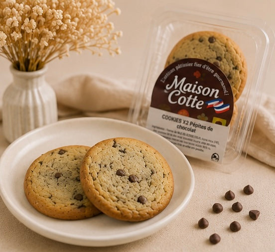 Cookies aux pépites de chocolat et noisettes – 2 pièces, 180 g