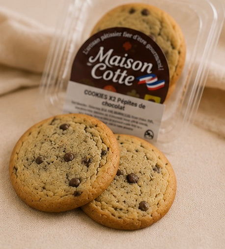Cookies aux pépites de chocolat et noisettes – 2 pièces, 180 g