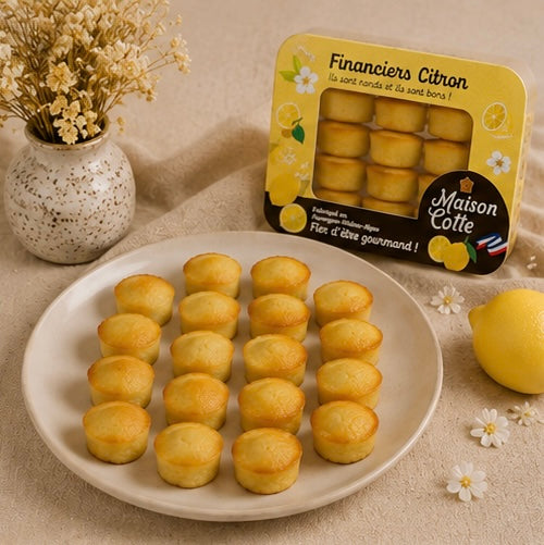 Financiers au citron – boîte de 250 g