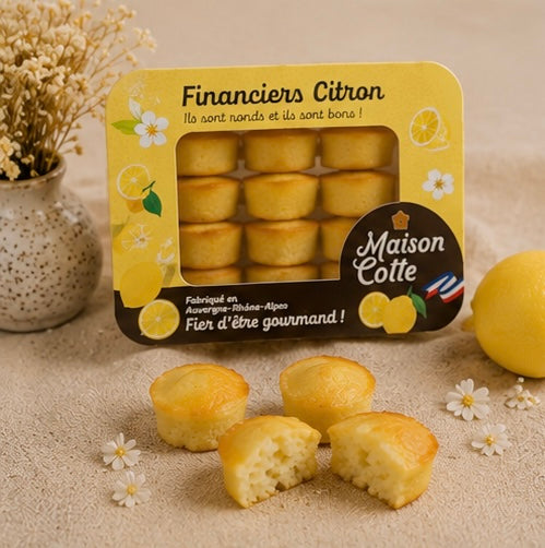 Financiers au citron – boîte de 250 g