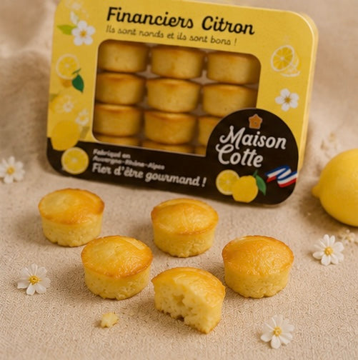 Financiers au citron – boîte de 250 g