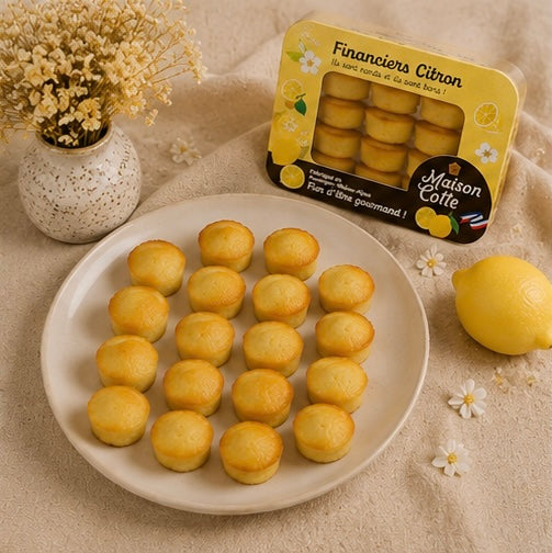 Financiers au citron – boîte de 250 g