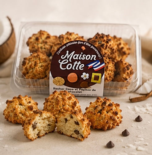 Rochers Coco & Pépites de Chocolat – Boîte de 250 g