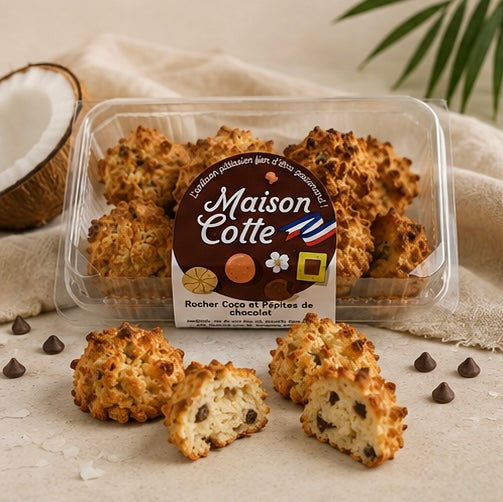 Rochers Coco & Pépites de Chocolat – Boîte de 250 g