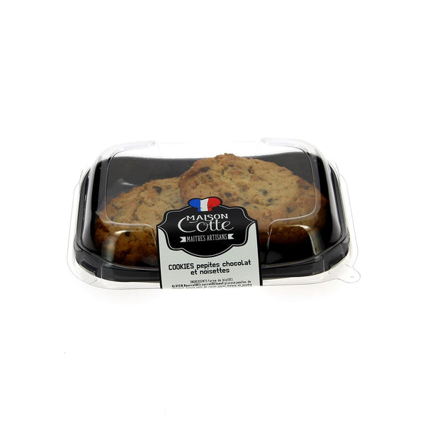 Cookies chocolat noisettes - boite de 180g